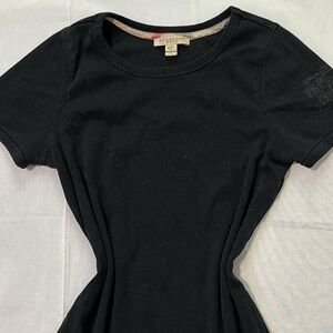 AUTHENTIC BURBERRY BRIT CLASSIC BLACK LOGO BABY TEE